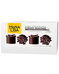 Mona Lisa Dark Chocolate Curved Shavings