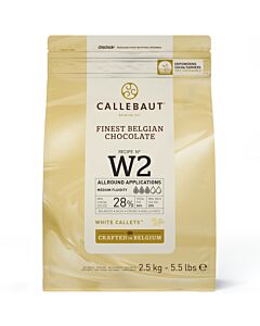 Callebaut White Chocolate 'W2' Callets