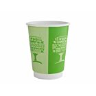 Vegware Green Tree Double Wall Hot Cups 12oz