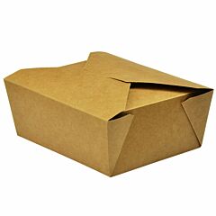 Vegware Medium Brown Kraft Deli Takeaway Boxes