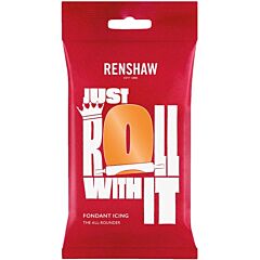 Renshaw Orange Ready to Roll Fondant Icing - 12x250g