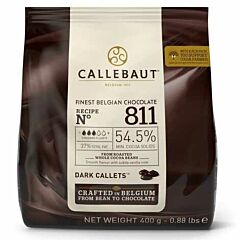 Callebaut 54% Dark Chocolate '811' Callets - 1x0.4kg