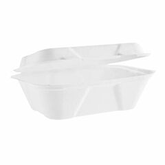 Vegware Compostable Medium Clamshell Takeaway Boxes - 1x500