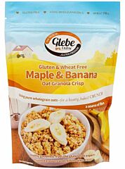 Glebe Farm Gluten Free Maple & Banana Oat Granola - 6x325g