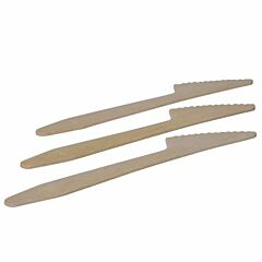 Zeus Packaging Disposable Wooden Knives - 1x1000