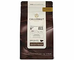 Callebaut 54% Bitter Sweet Dark Chocolate '811' Callets - 6x1kg