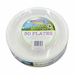 Eco Super Rigid Biodegradeable Plate 23cm - 20x50