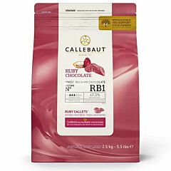 Callebaut Ruby Chocolate 'RB1' Callets - 4x2.5kg