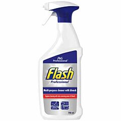 Flash Professional Multi-Purpose Cleaner With Bleach Spray - 10x750ml