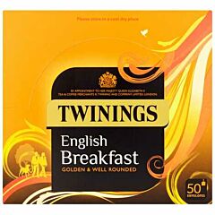 Twinings English Breakfast Enveloped Tea Bags - 6x50
