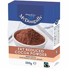McDougalls Fat Reduced Cocoa Powder - 1x500g