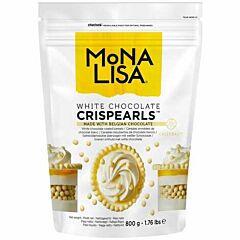 Mona Lisa White Chocolate Crispearls - 1x800g