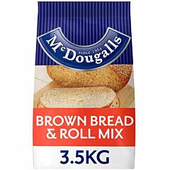 McDougalls Wholemeal Brown Bread & Roll Mix - 1x3.5kg