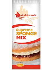 Middletons Supreme Plain Sponge Cake Mix - 4x3.5kg