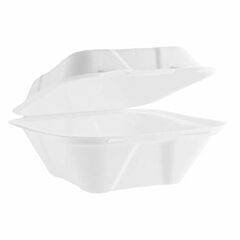 Vegware Compostable Large Clamshell Takeaway Boxes - 1x500