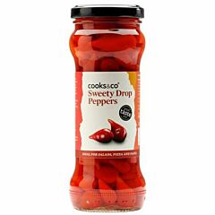 Cooks & Co Sweety Drop Red Peppers - 6x235g