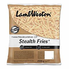 Lamb Weston Frozen Skin On Stealth Fries 6/6 - 1x2.5kg