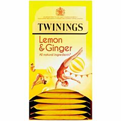 Twinings Lemon & Ginger Enveloped Tea Bags - 12x20
