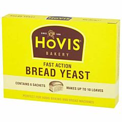 Hovis Fast Action Dried Bread Yeast - 10x6x7g