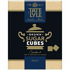 Tate & Lyle Fairtrade Brown Sugar Cubes - 10x500g