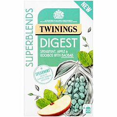 Twinings Superblends Digest Enveloped Tea Bags - 4x20