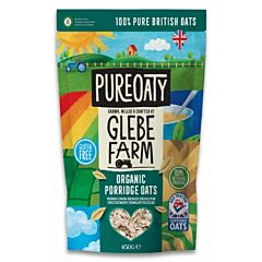 Glebe Farm Organic Gluten Free Porridge Oats - 6x450g