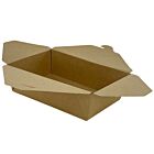 Zeus Lrg Kraft Compostable Leakproof Containers 1900ml-69oz