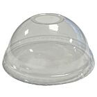 Zeus Packaging Clear Dome Smoothie Cup Lids with Hole