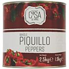 Casa De Mare Whole Piquillo Peppers in Brine 2.5kg