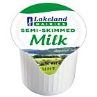 Lakeland Dairies UHT Semi Skimmed Milk Portions