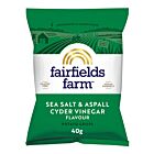 Fairfields Farm Sea Salt & Aspall Vinegar Crisps